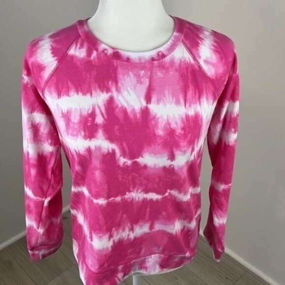 Michael Michael Kors Pink Tie Dyed Long Sleeve Top Size Small - Picture 2 of 7